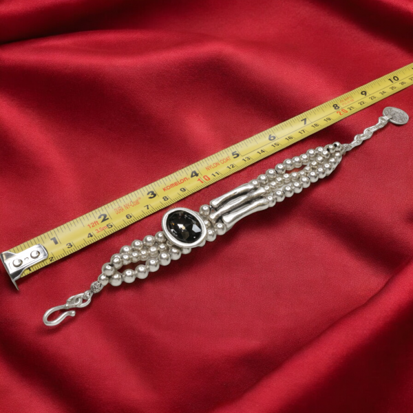 Hand Made Pewter Bracelet - SKU# 2507-55G - Image 4