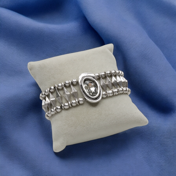 Hand Made Pewter Bracelet - SKU# 2508- - Image 4