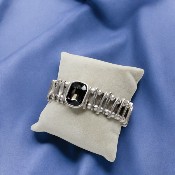 Hand Made Pewter Bracelet - SKU# 2509-55G - Image 4