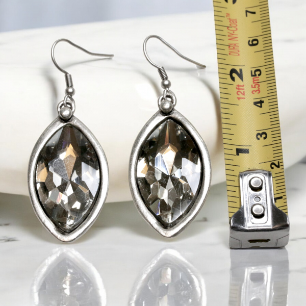 Hand Made Pewter Earrings - SKU# 3756- - Image 3