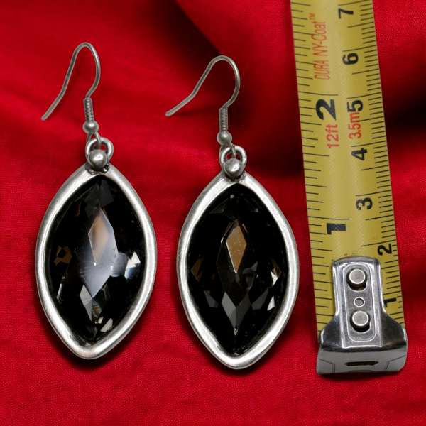 Hand Made Pewter Earrings - SKU# 3756- 55G - Image 3