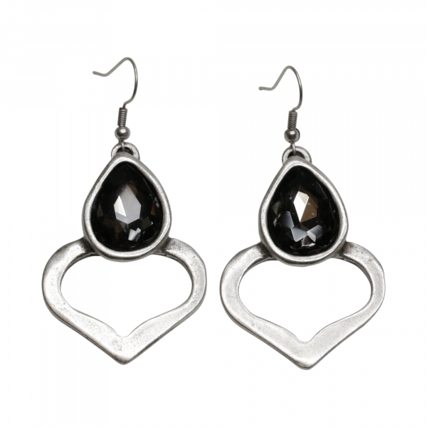 Hand Made Pewter Earrings - SKU# 3767- 55G - Image 2