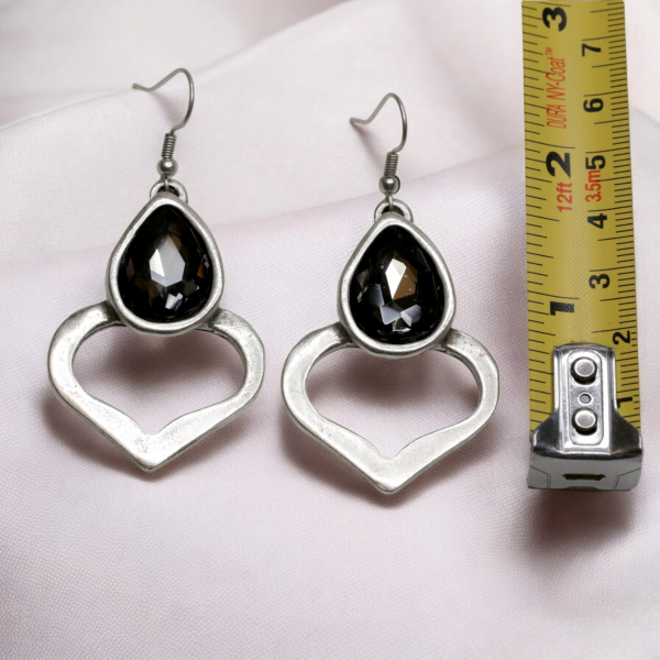 Hand Made Pewter Earrings - SKU# 3767- 55G - Image 3