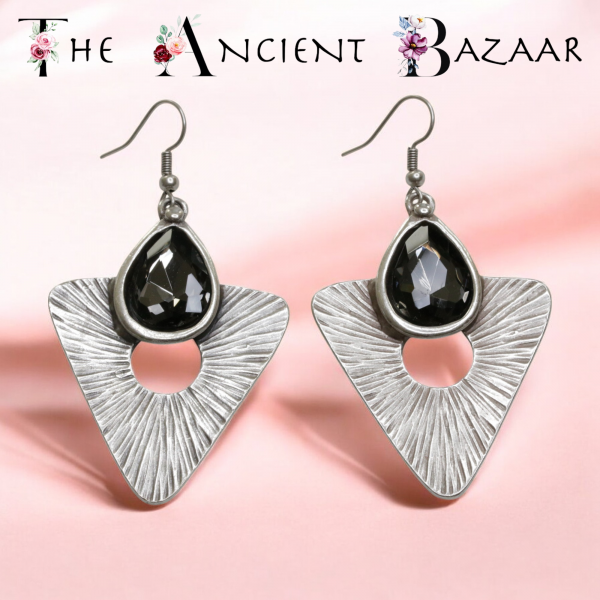 Hand Made Pewter Earrings - SKU# 3768- 55G