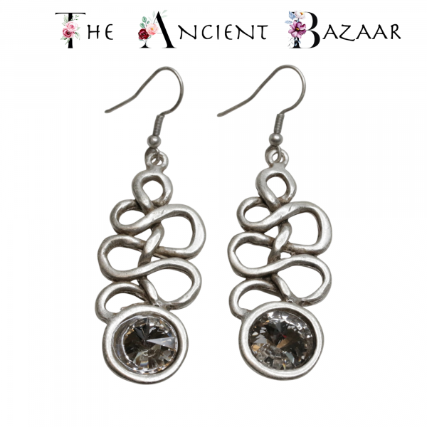 Hand Made Pewter Earrings - SKU# 3772-