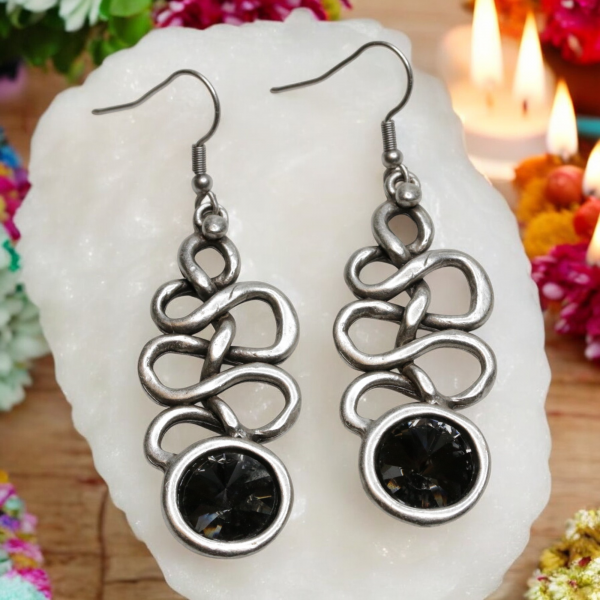 Hand Made Pewter Earrings - SKU# 3772-55G