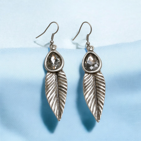 Hand Made Pewter Earrings - SKU# 3773-