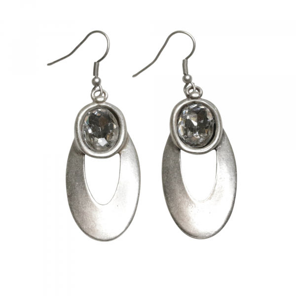 Hand Made Pewter Earrings - SKU# 3774- - Image 2