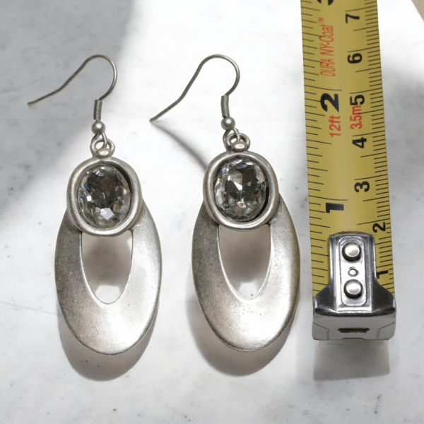 Hand Made Pewter Earrings - SKU# 3774- - Image 3