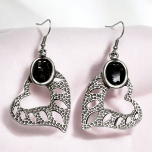 Hand Made Pewter Earrings - SKU# 3776-55G