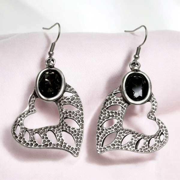 Hand Made Pewter Earrings - SKU# 3776-55G