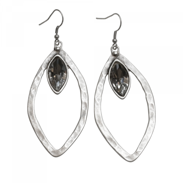 Hand Made Pewter Earrings - SKU# 3778- - Image 2