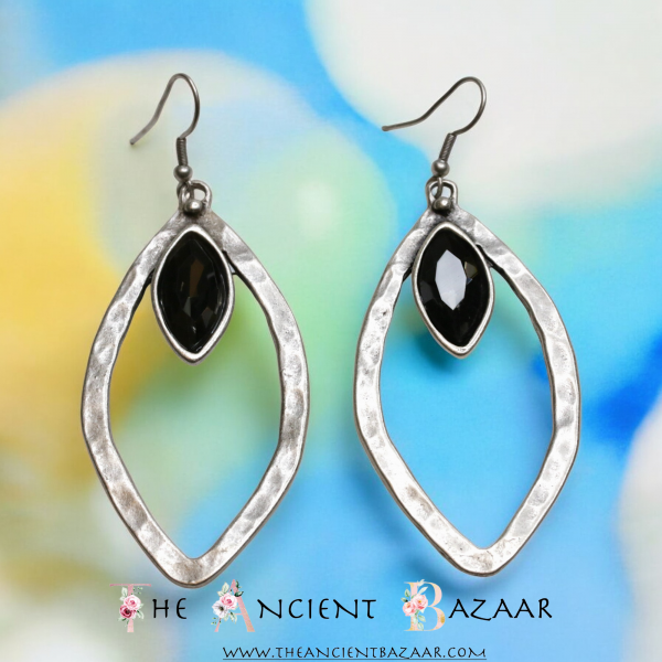 Hand Made Pewter Earrings - SKU# 3778-55G