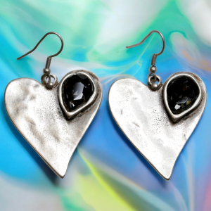 Hand Made Pewter Earrings - SKU# 3781-55G