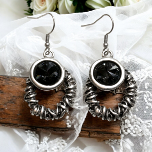 Hand Made Pewter Earrings - SKU# 3787-55G