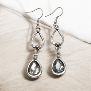 Hand Made Pewter Earrings - SKU# 3789-