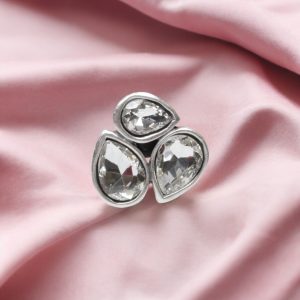 Hand Made Brass Ring plated in 925 Silver - SKU# 4466-