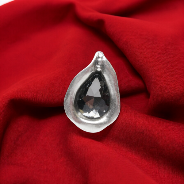 Hand Made Brass Ring plated in 925 Silver - SKU# 4467-
