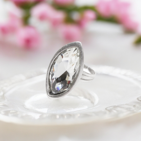 Hand Made Brass Ring plated in 925 Silver - SKU# 4469- - Image 4